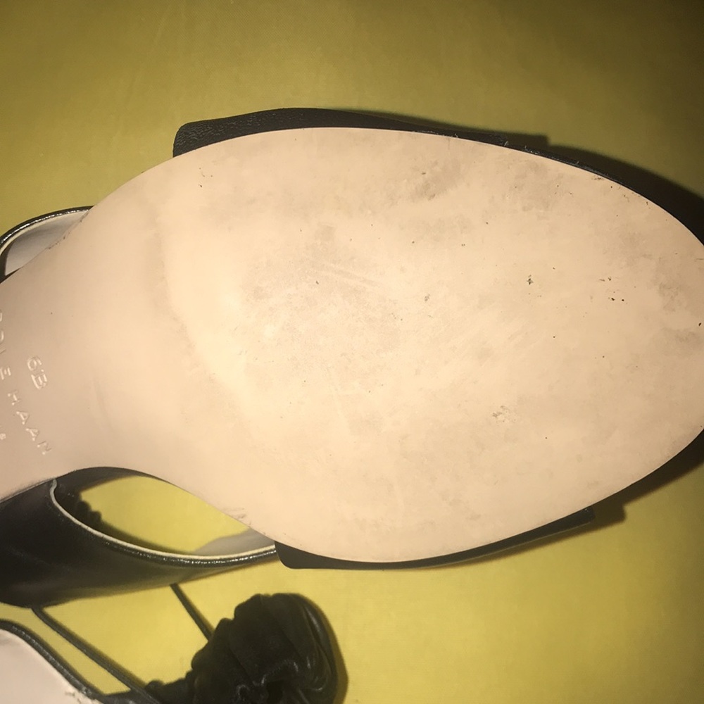 Cole Haan Anastasia City Sandals in black leather - Picture 14 of 16